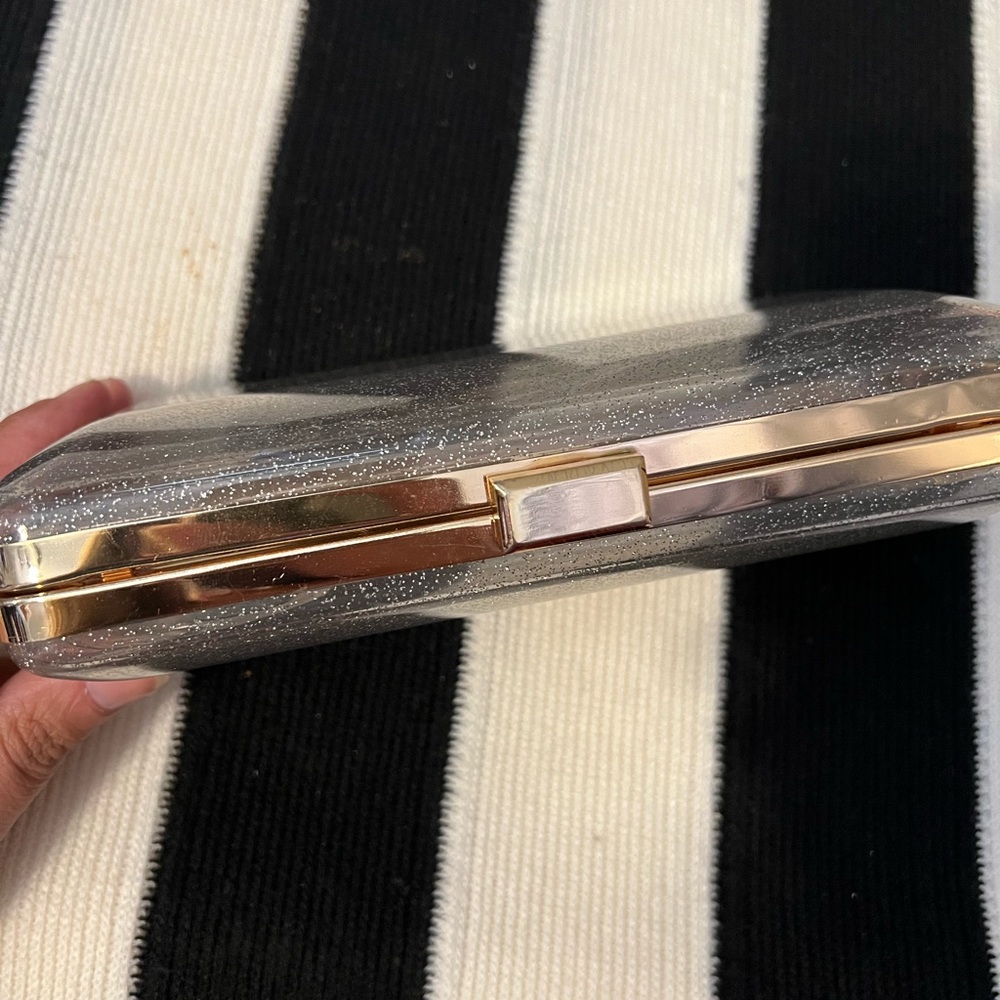 Women's Clear Clutch Evening Handbag Purse Transparent Acrylic Crossbody Bag